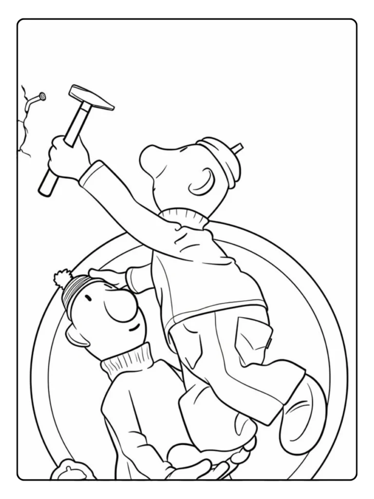 Buurman En Buurman Bouwen Kleurplaat