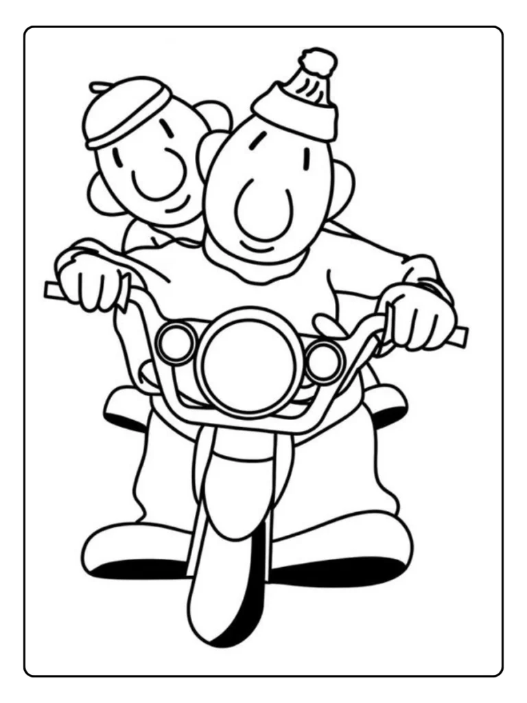 Buurman En Buurman Printable Kleurplaat Gratis