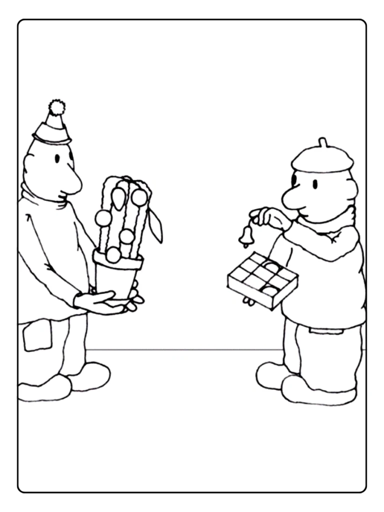 Buurman En Buurman Zwart Wit Tekening