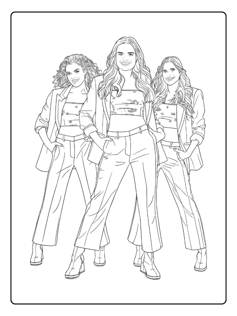 K3 Makkelijk Inkleuren Voor Kinderen