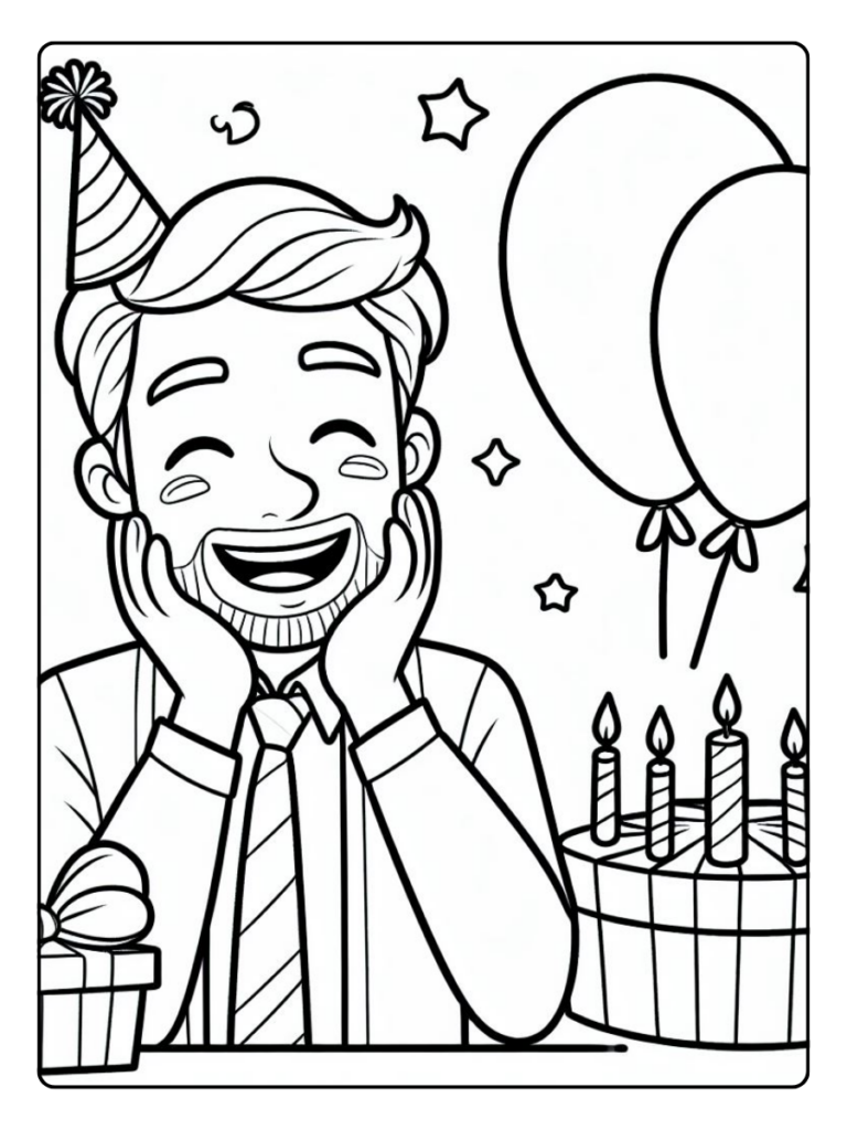 Kleurplaat Verjaardag Bloemen Volwassenen