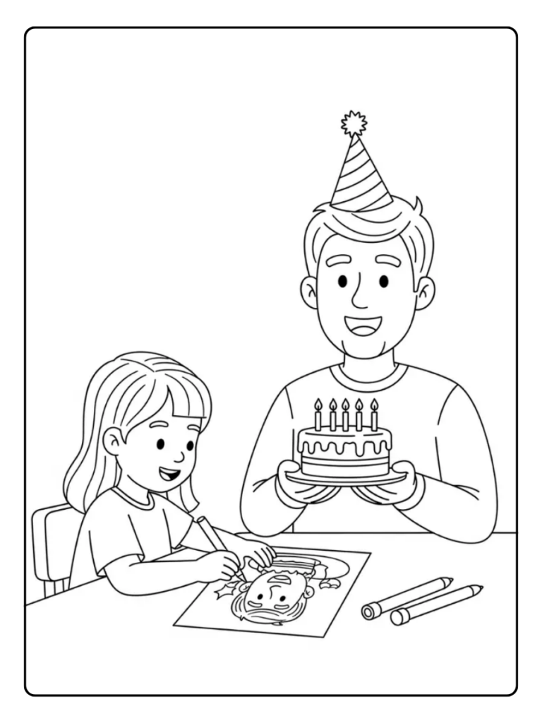 Verjaardag Doodle Kleurplaat Voor Volwassenen