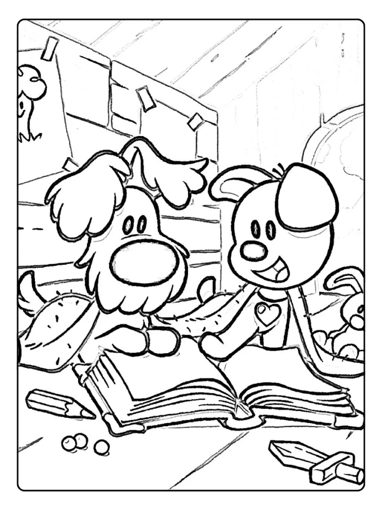 Woezel En Pip In De Tovertuin Kleurplaat