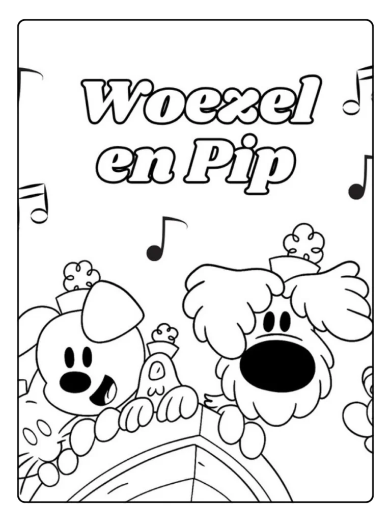 Woezel En Pip Kleurpagina Printable