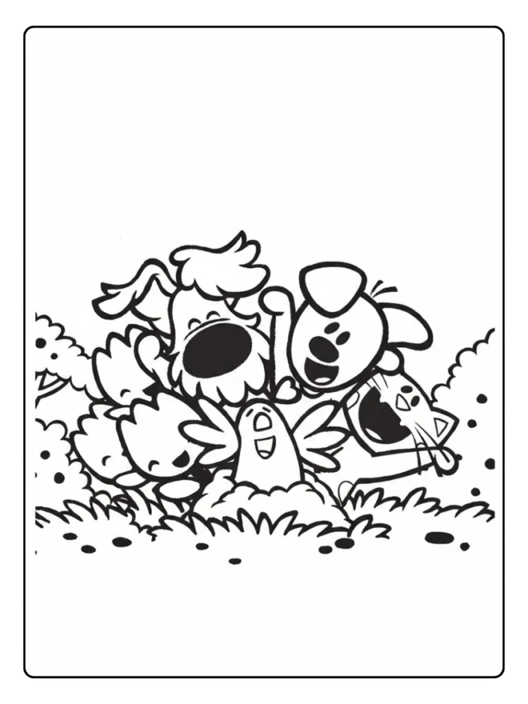 Woezel En Pip Op Avontuur Kleurplaat