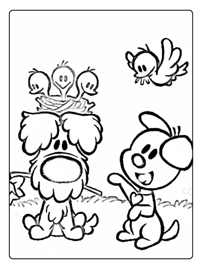 Woezel En Pip Samen Kleurplaat