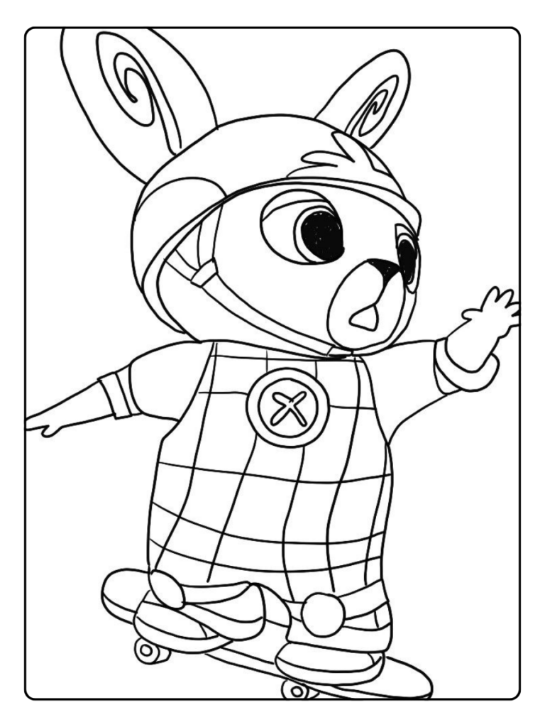 Bing Bunny Kleurplaat