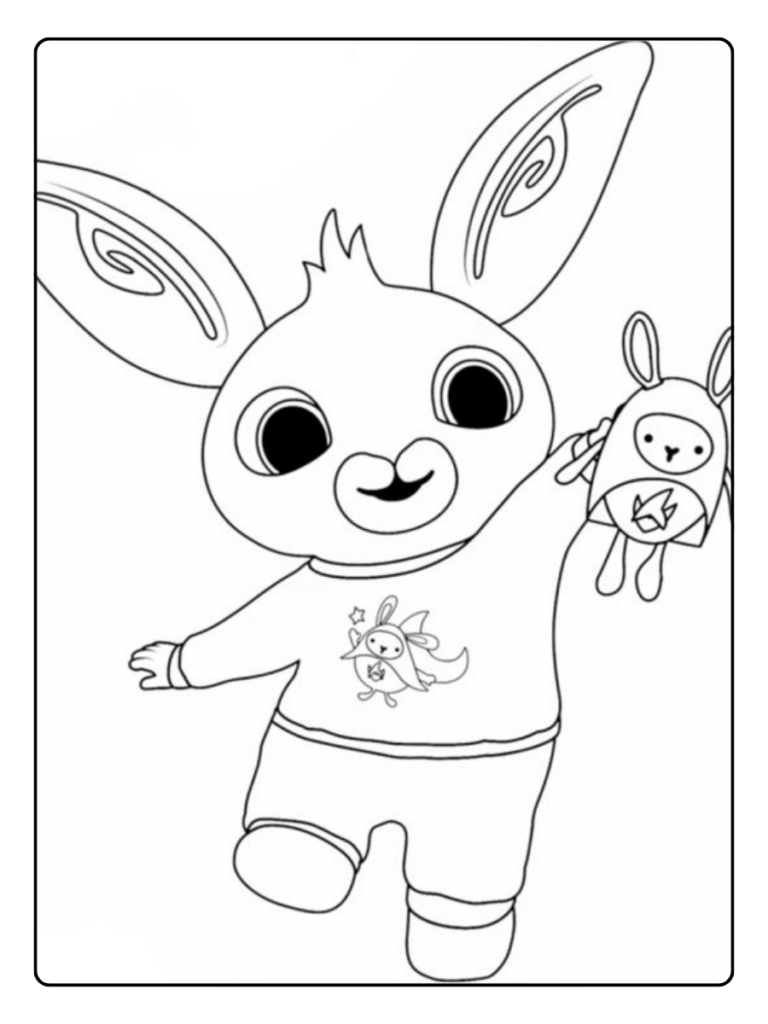 Bing In Speeltuin Kleurplaat