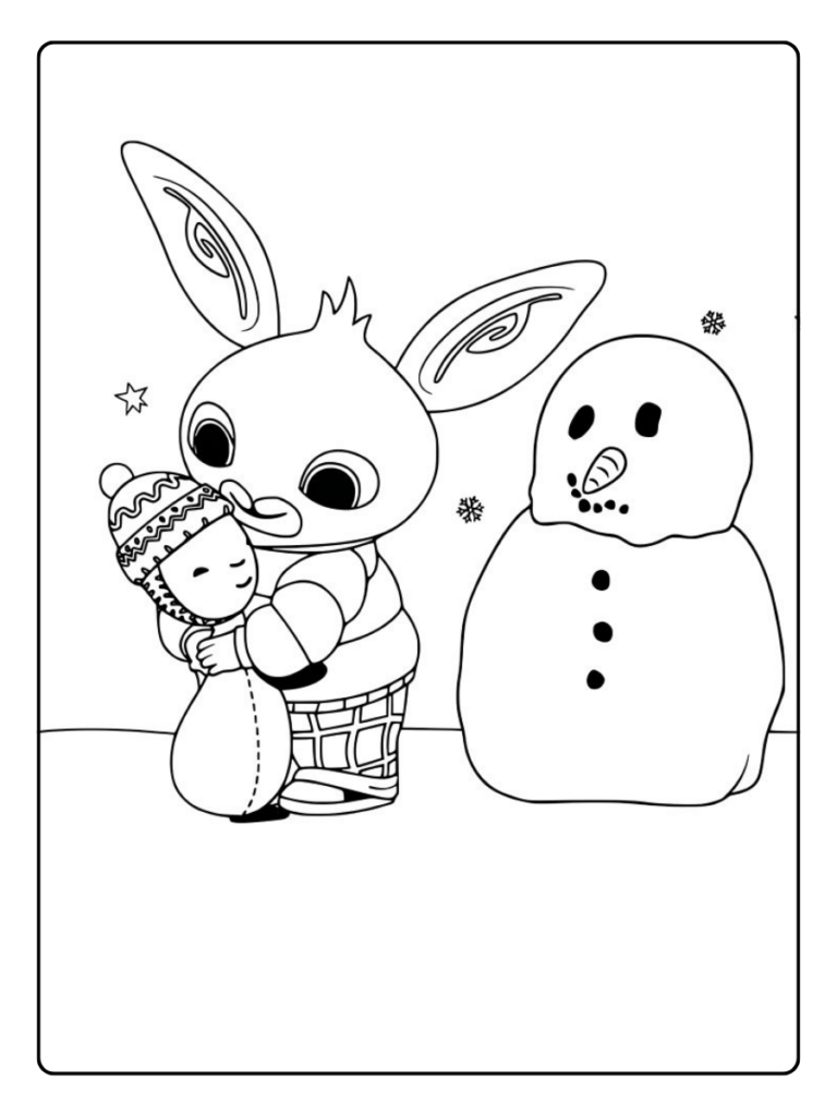 Bing Makkelijk Kleurplaat