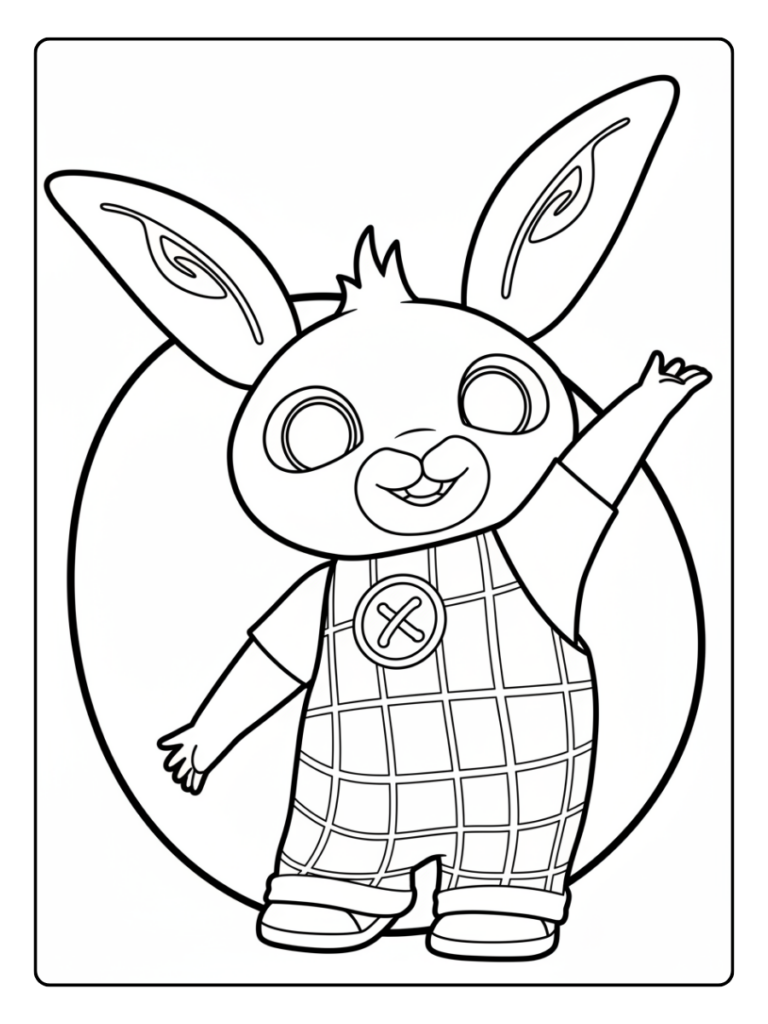 Bing Printen Kleurplaat