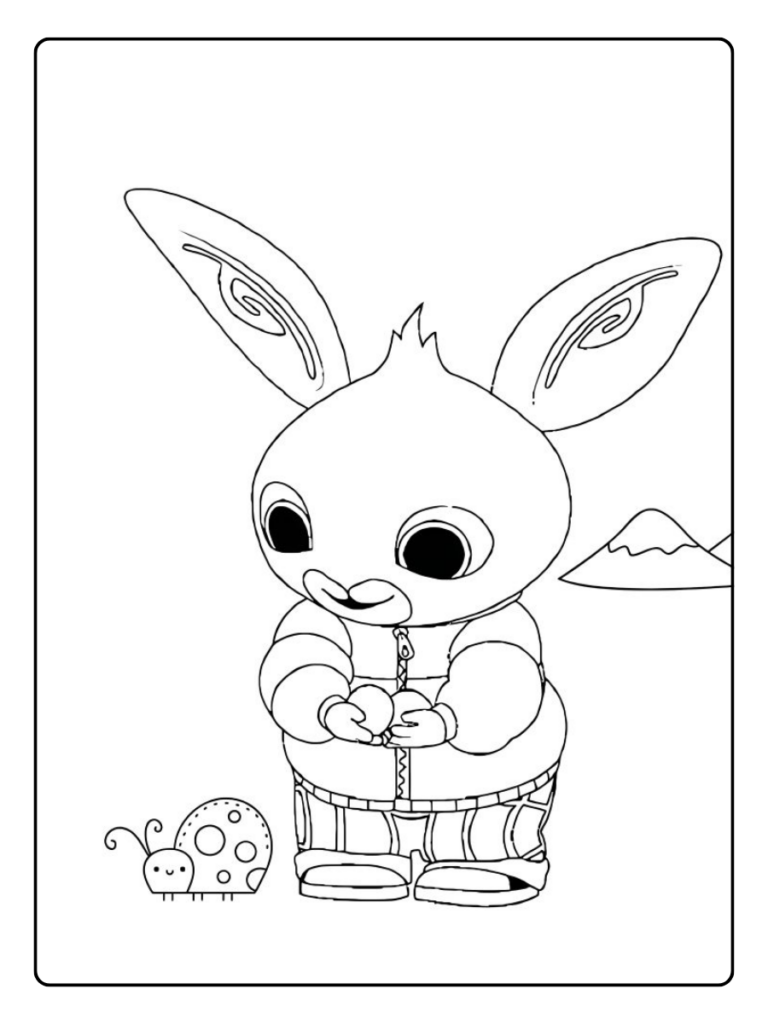 Bing Voor Kinderen Kleurplaat