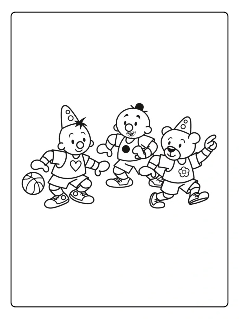 Bumba Dansen Kleurplaat