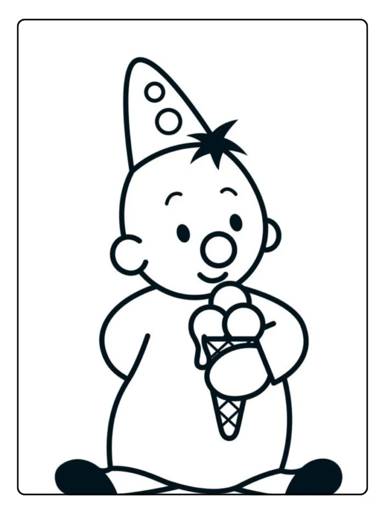 Bumba Makkelijk Kleurplaat