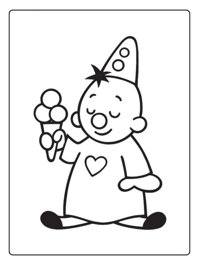 Bumba Printen Kleurplaat