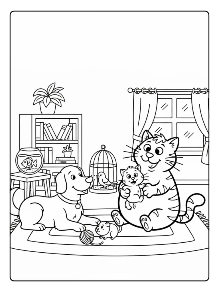 Dikkie Dik Kleurplaat In De Tuin