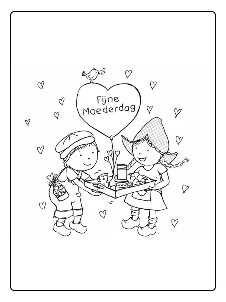 Fien En Teun Kleurplaat