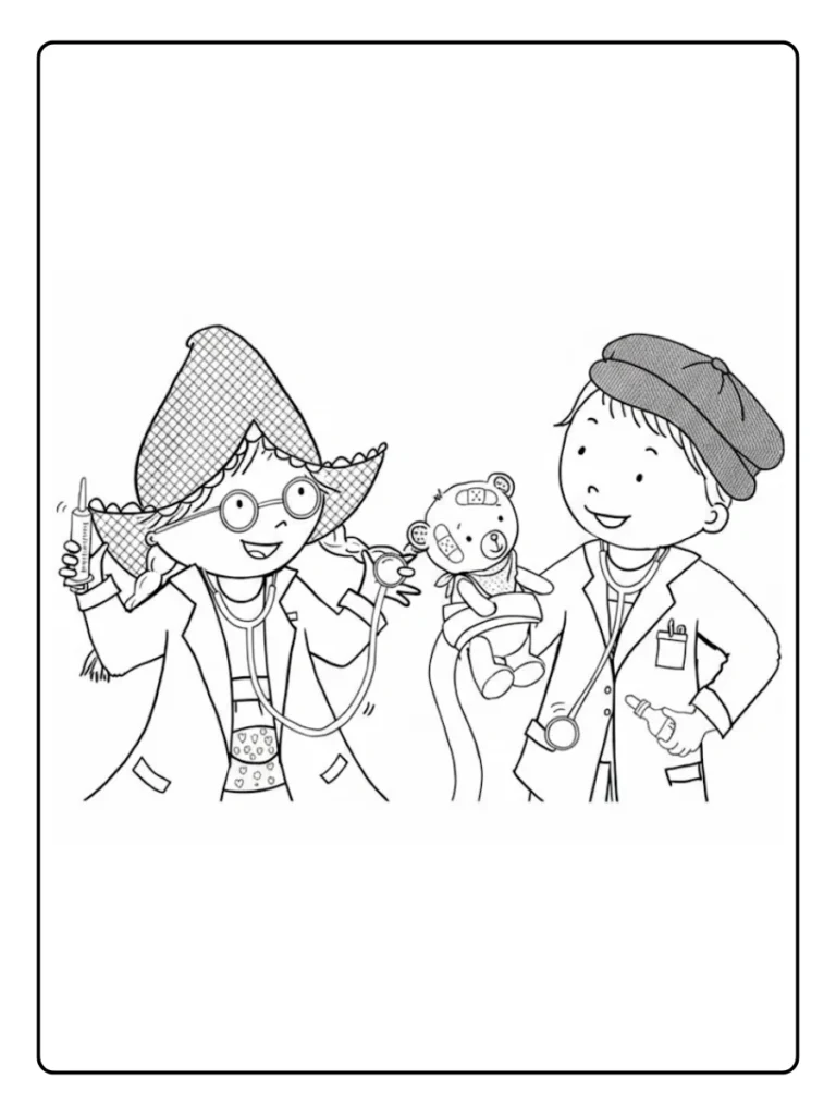 Fien En Teun Kleurplaat