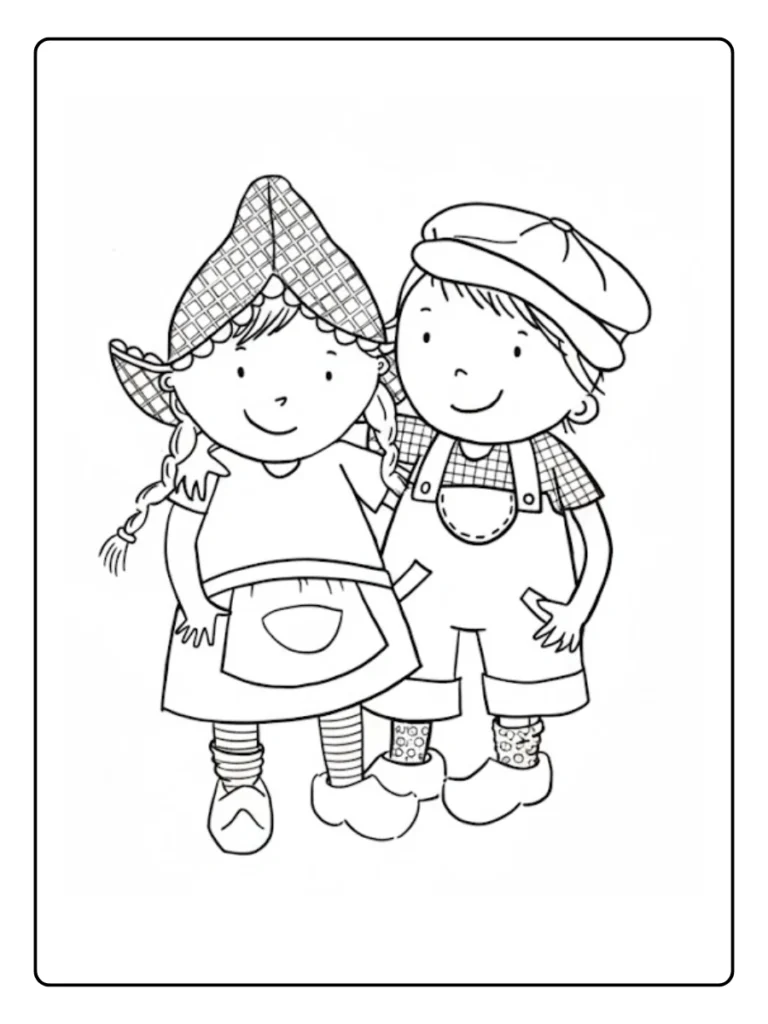 Fien En Teun Kleurplaat