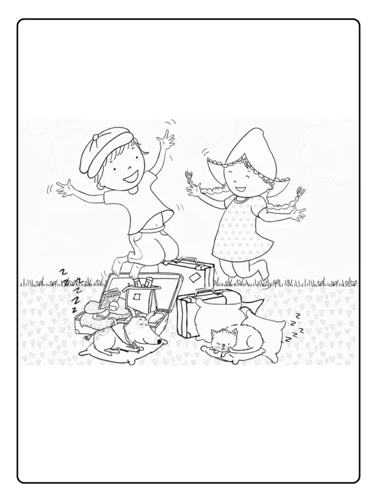 Fien En Teun Kleurplaat