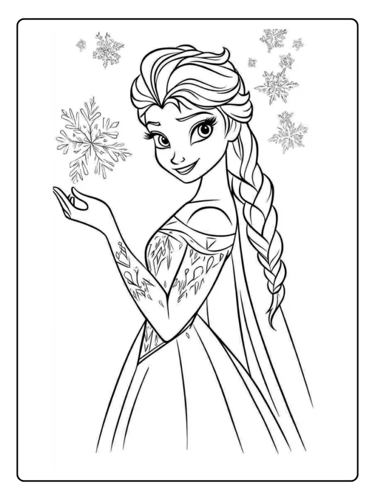 Frozen Kleurplaat