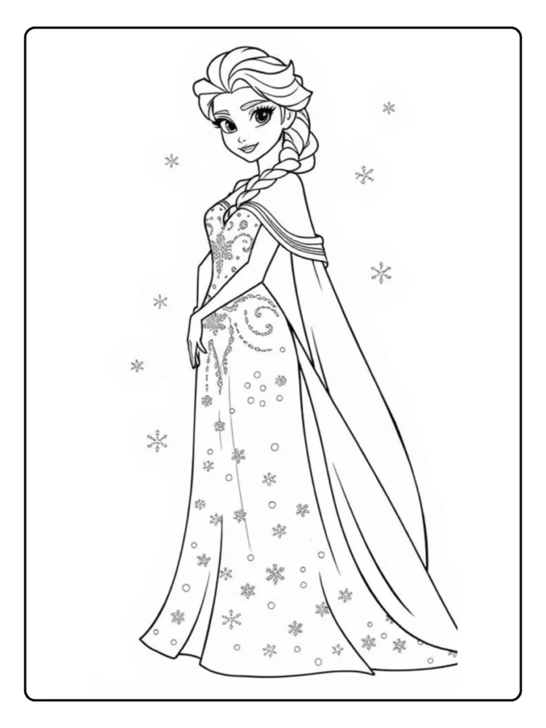Frozen Kleurplaat