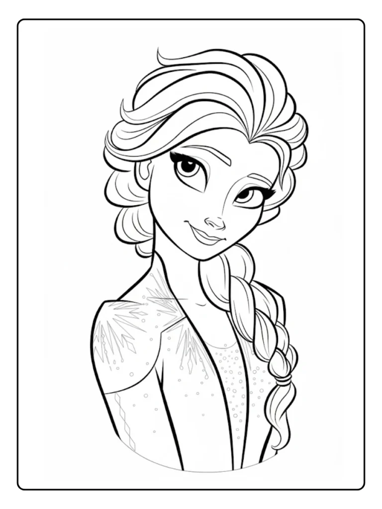 Frozen Kleurplaat