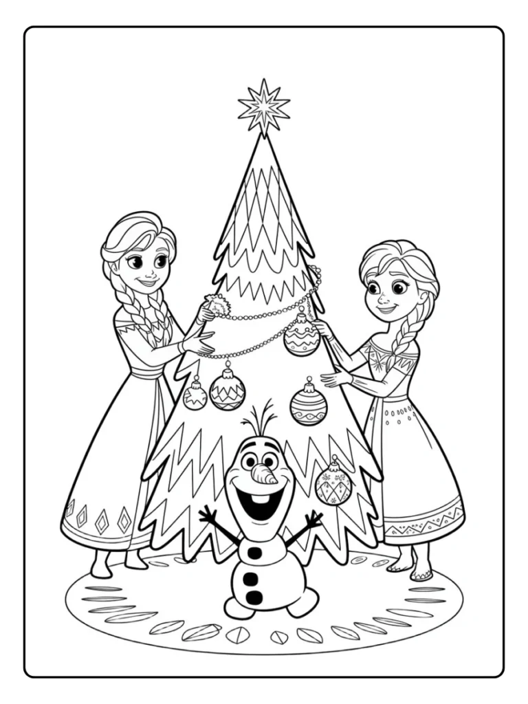 Frozen Kleurplaat