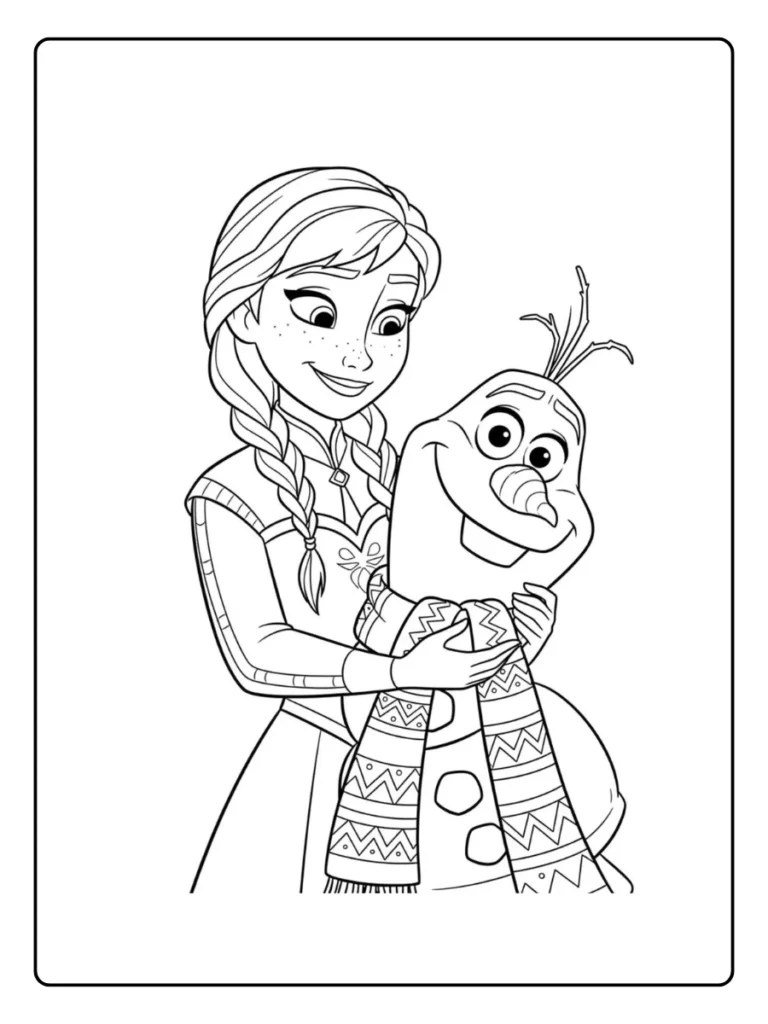 Frozen Kleurplaat