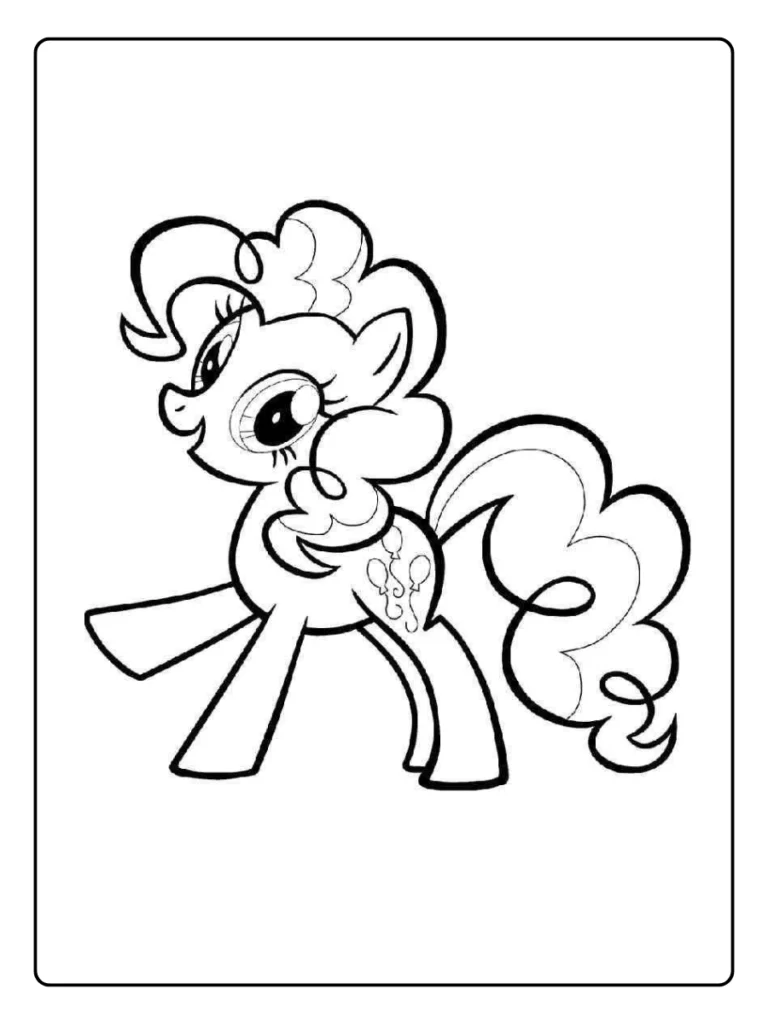 Kleurplaat My Little Pony