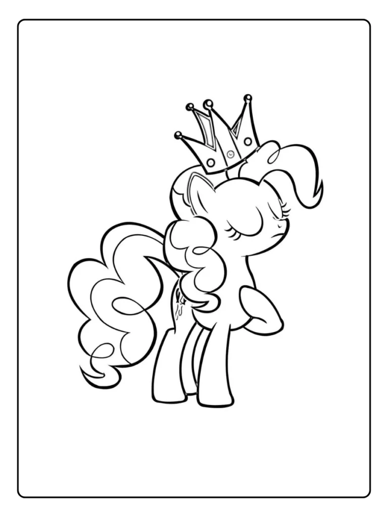 Kleurplaat My Little Pony