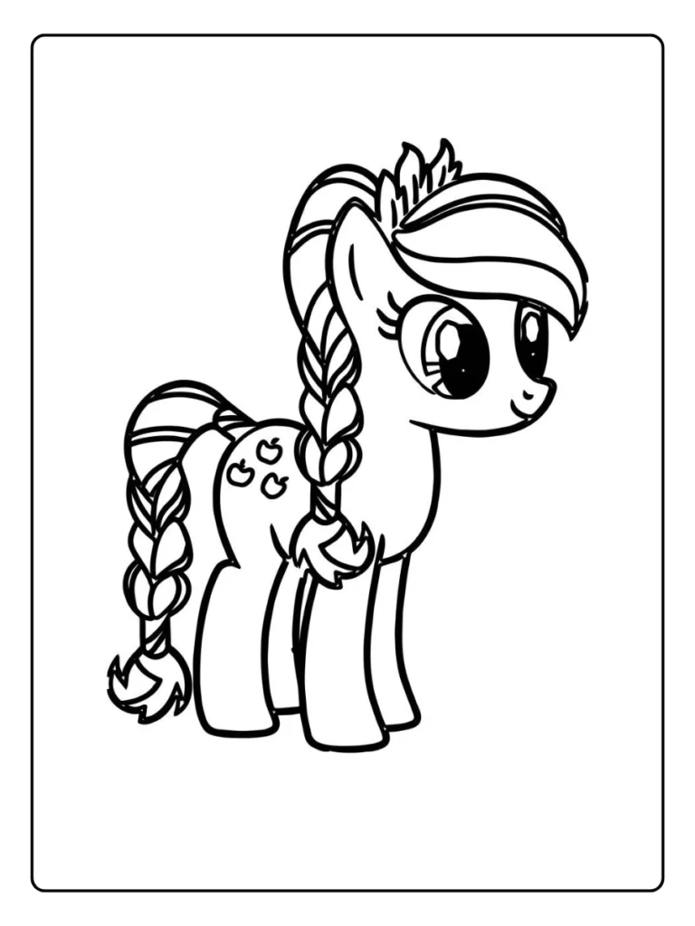 Kleurplaat My Little Pony