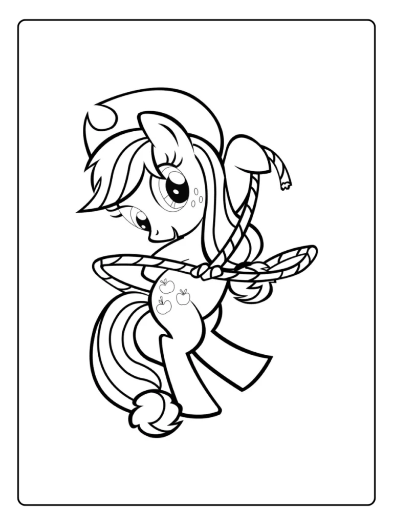 Kleurplaat My Little Pony