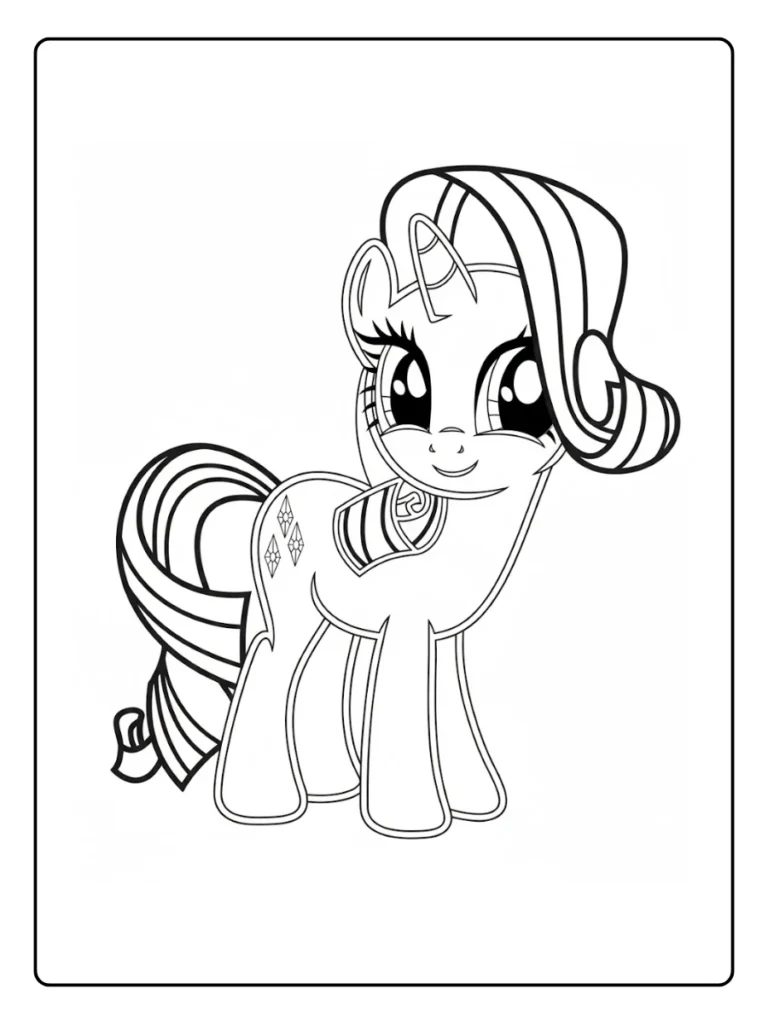 Kleurplaat My Little Pony