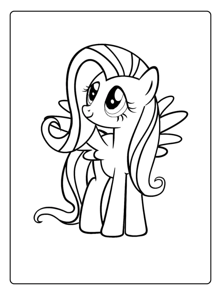 Kleurplaat My Little Pony