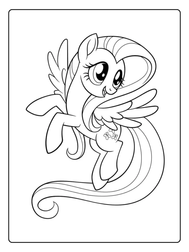 Kleurplaat My Little Pony