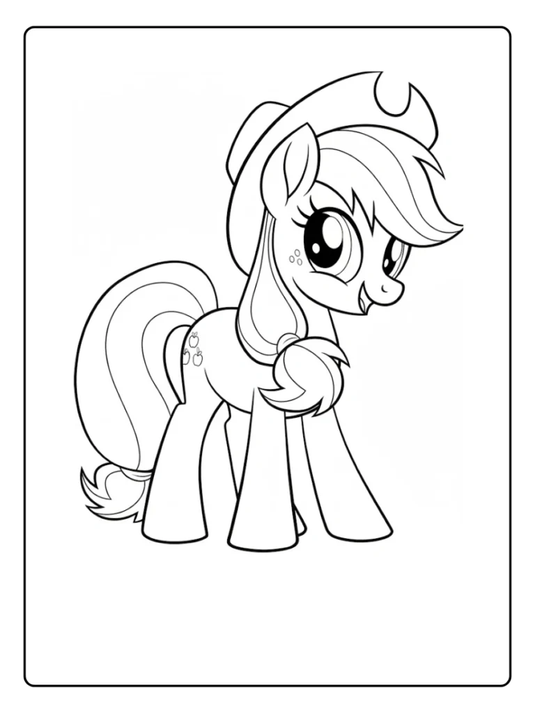 Kleurplaat My Little Pony