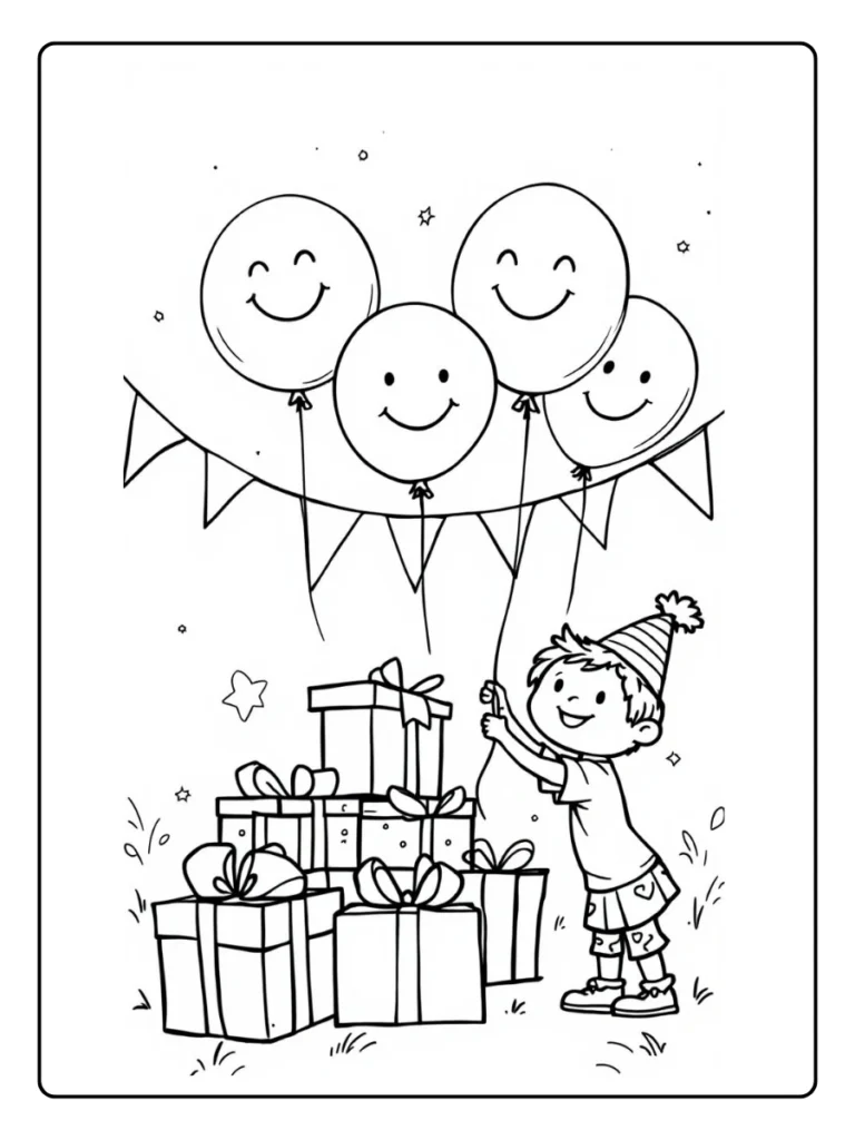 Kleurplaat Verjaardag Opa