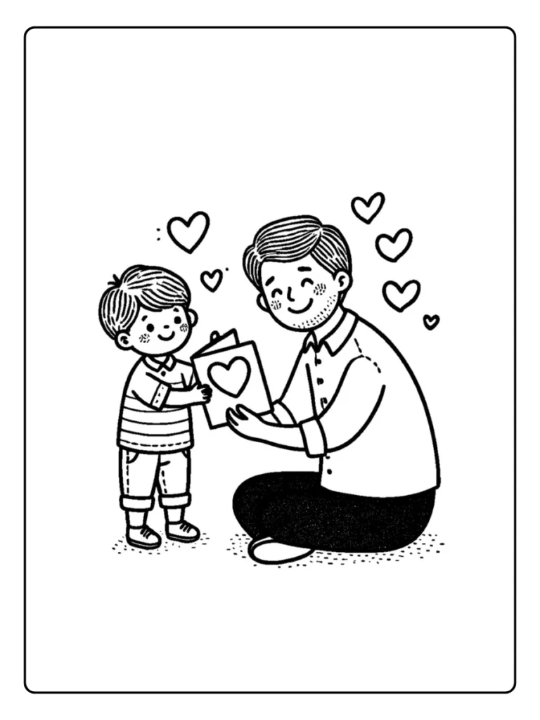 Kleurplaat Verjaardag Papa