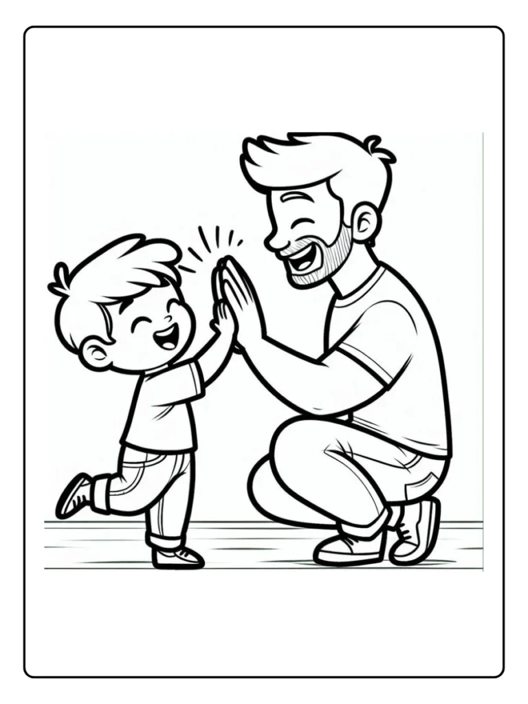 Kleurplaat Verjaardag Papa