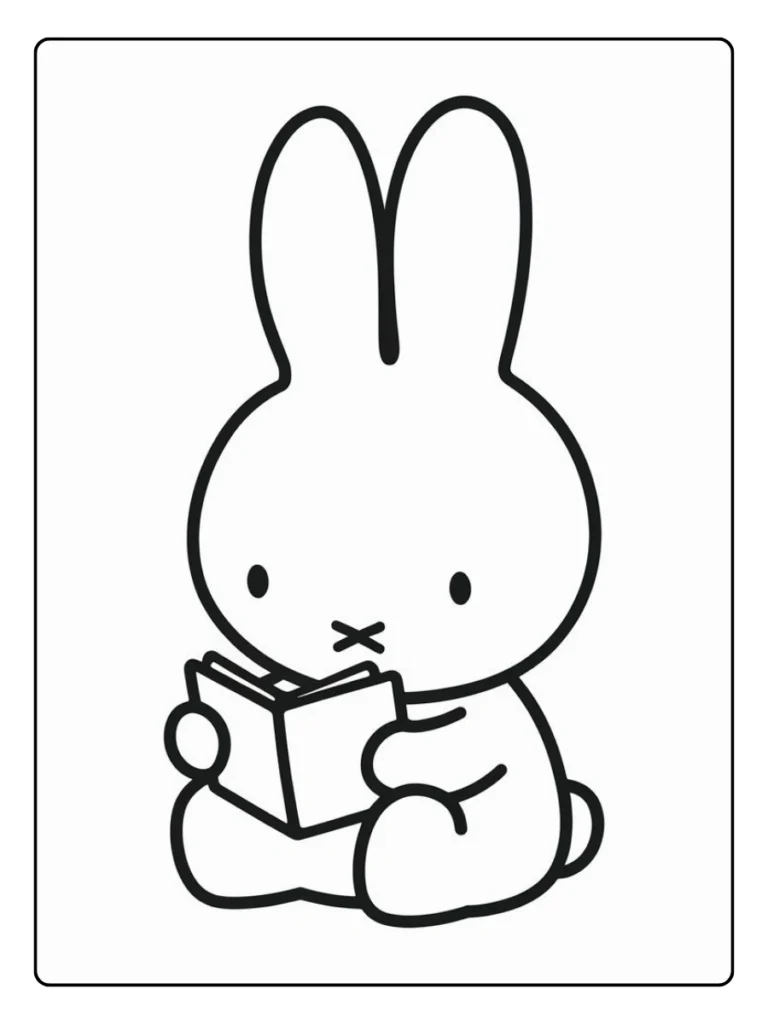 Nijntje Kleurplaat Gratis Printen