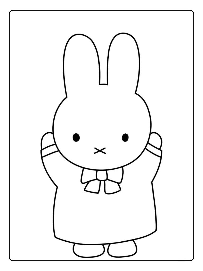 Nijntje Kleurplaat Peuters En Kleuters