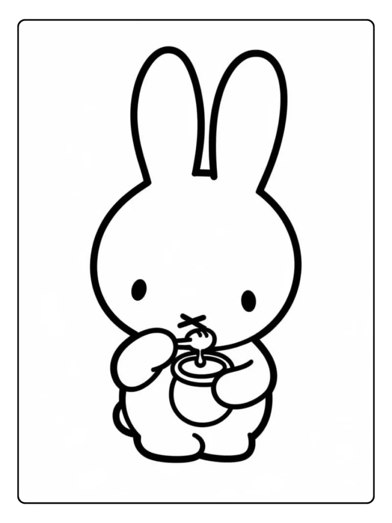 Nijntje Kleurplaat Voor Kinderen