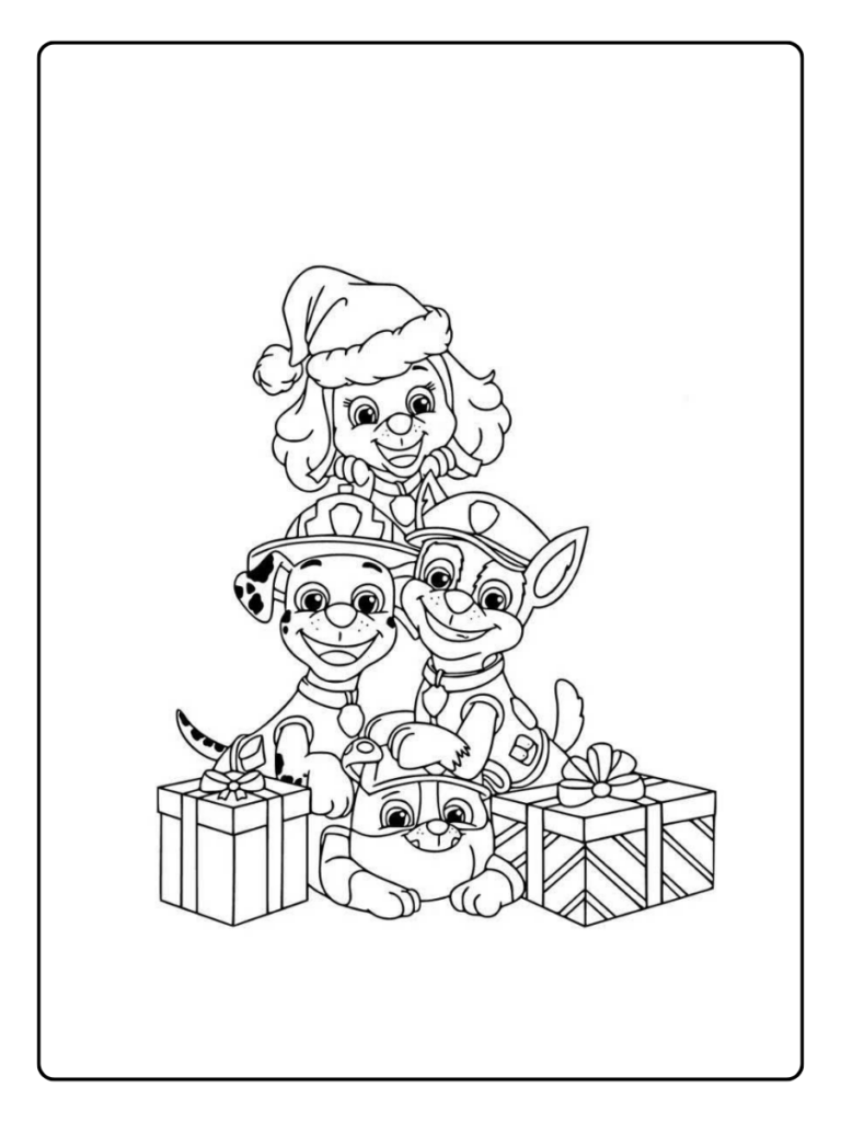 Paw Patrol Verjaardag Printen Kleurplaat