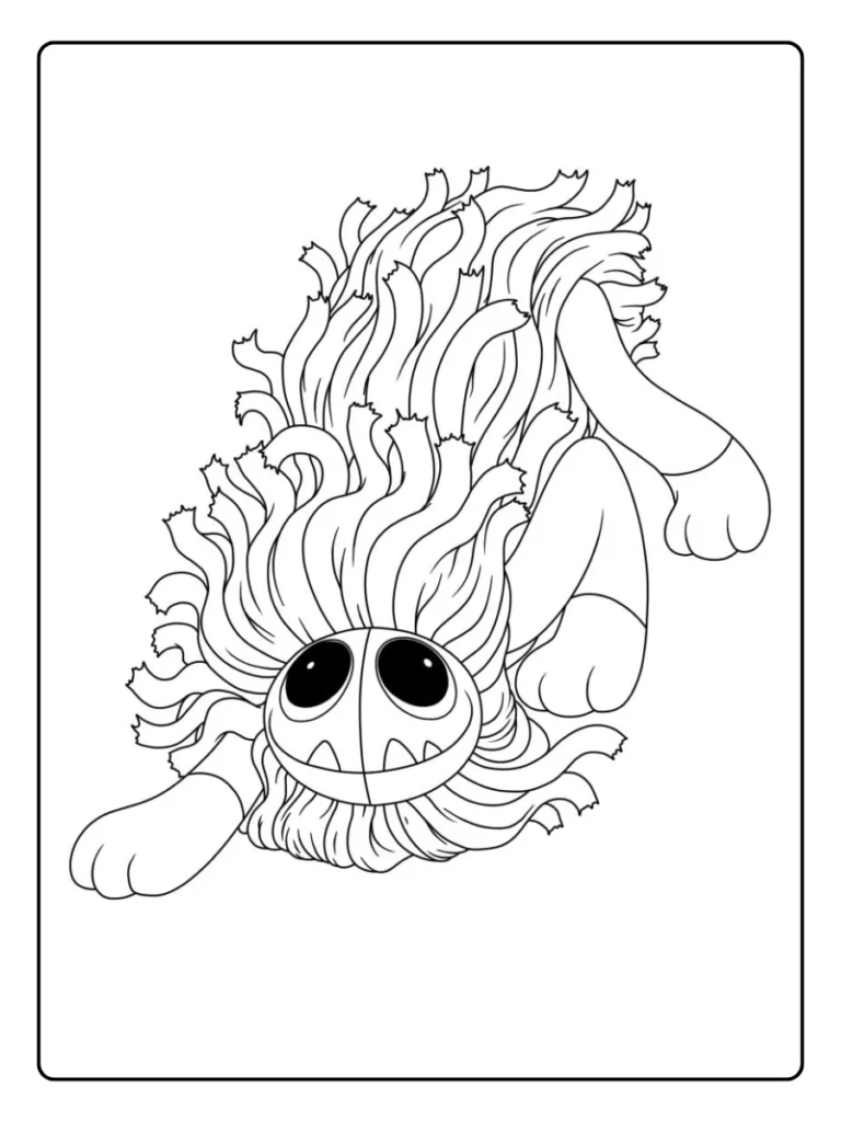 Poppy Playtime Kleurplaat