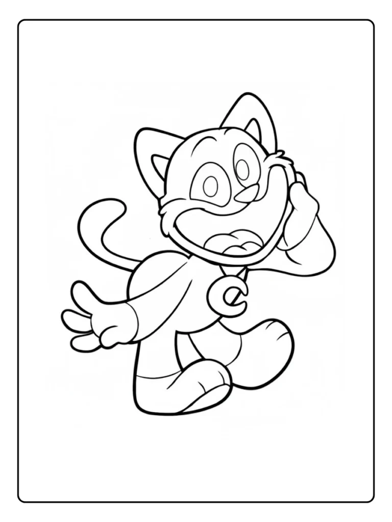 Poppy Playtime Kleurplaat