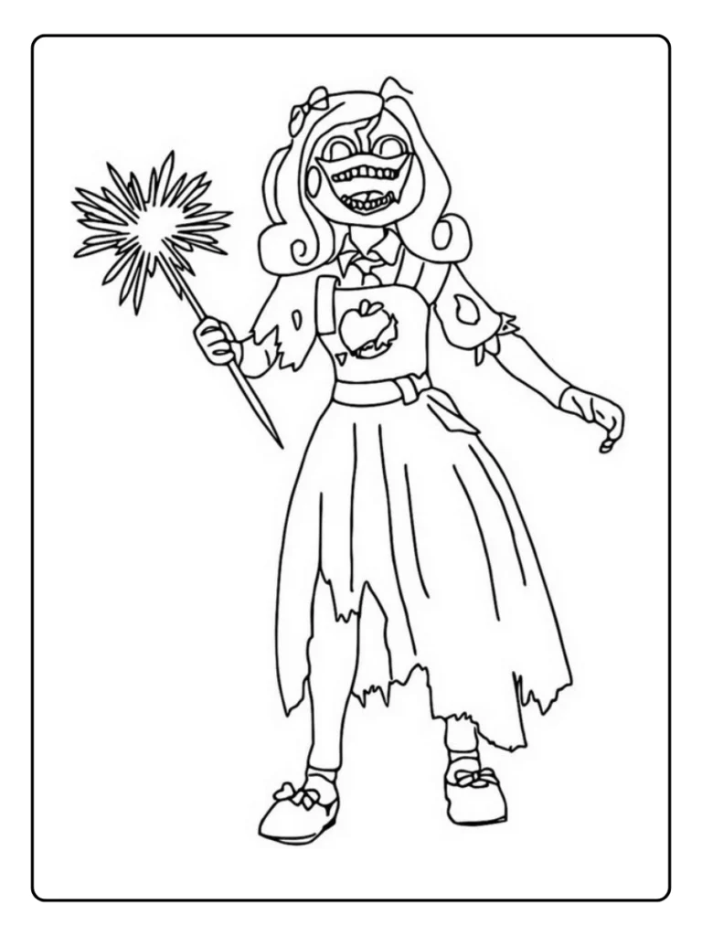Poppy Playtime Kleurplaat