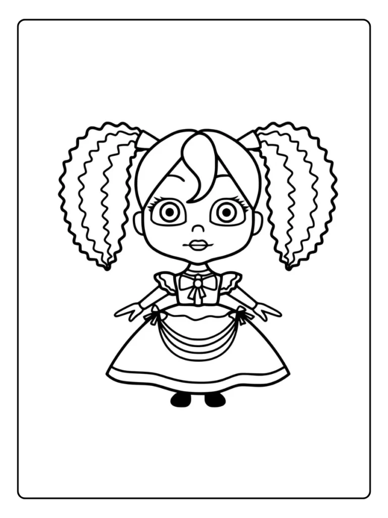 Poppy Playtime Kleurplaat