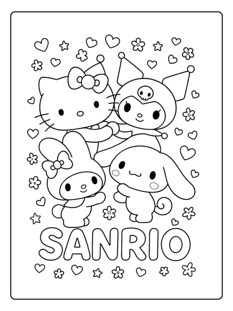 Sanrio Kleurplaat