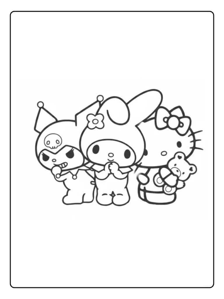 Sanrio Kleurplaat
