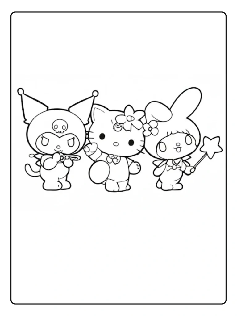 Sanrio Kleurplaat